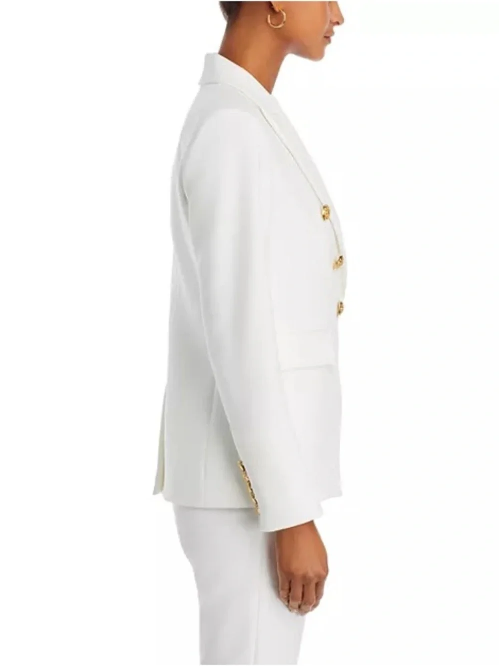 Veronica Beard - Miller Dickey Jacket Off-White & Gold- in size 6 - Picture 6 of 12